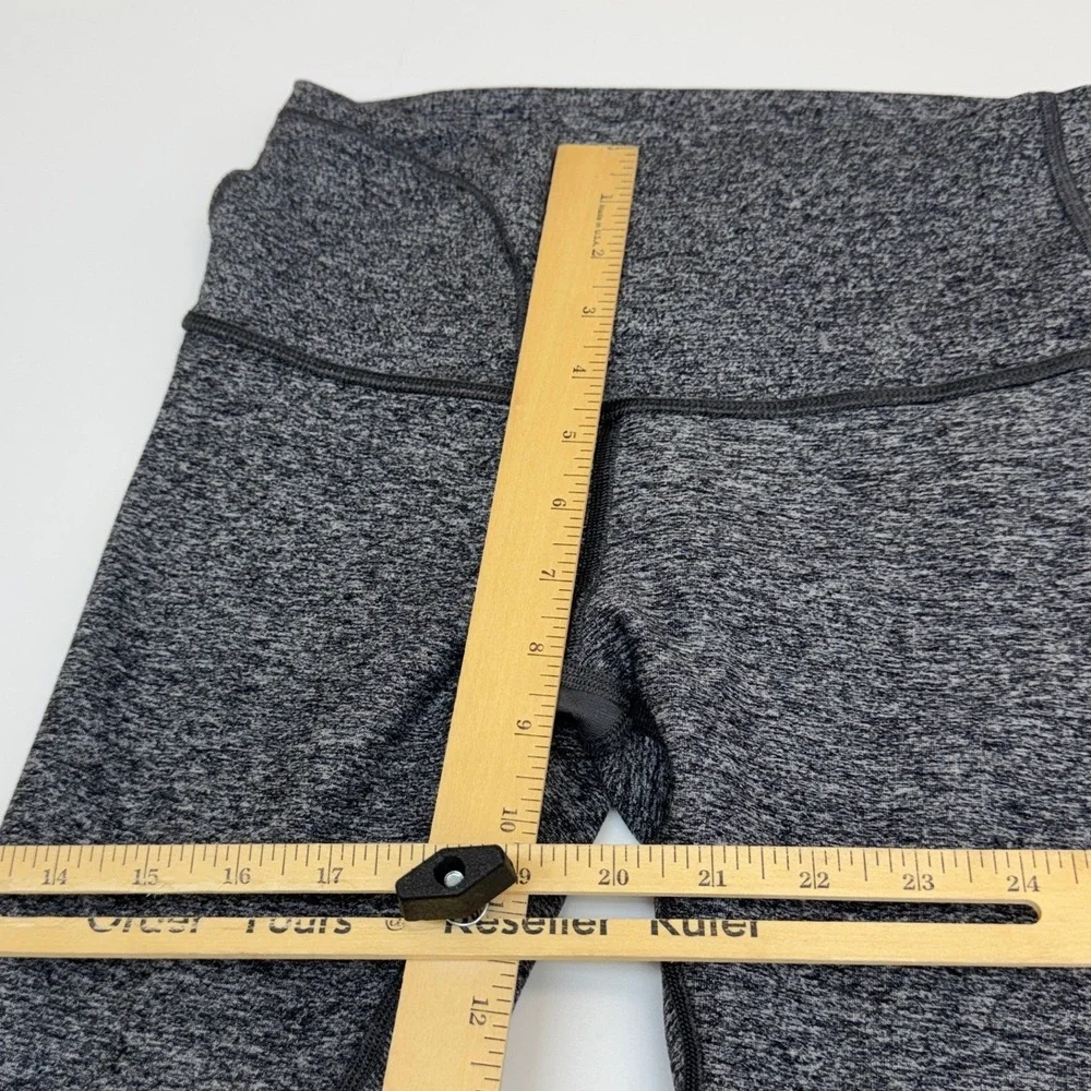 Lululemon Leggings Womens Size 6 Gray Space Dye Wunder Under High Rise Yoga